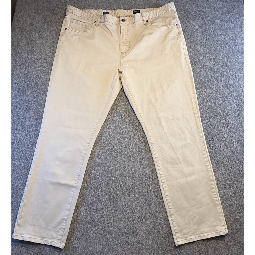 7 Diamonds Clifton Slim Straight Tan Chinos Men's Pants Size 42/30 Golf Preppy‎